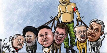 Ничтожные собаки на страже кровавого путинского режима