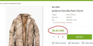 СМИ в открытом доступе нашли турецкие куртки вдвое дешевле, чем купило Минобороны Украины